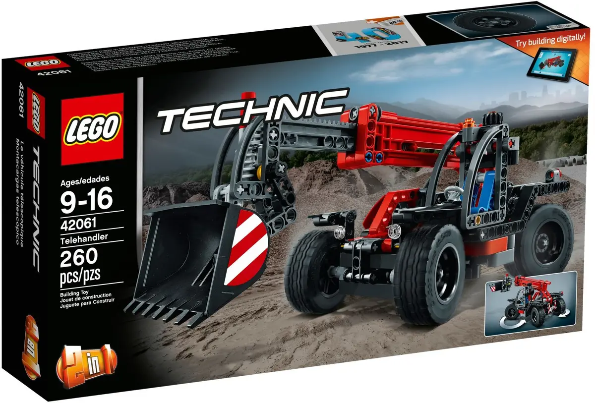LEGO Technic 42061 Telehandler set, image 2