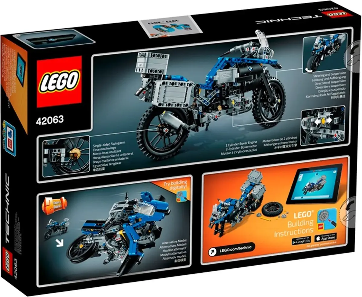 LEGO Technic 42063 BMW R 1200 GS Adventure set, image 6