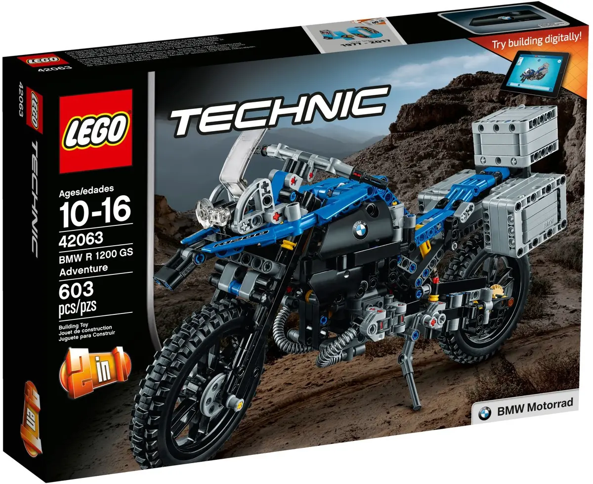 LEGO Technic 42063 BMW R 1200 GS Adventure set, image 2