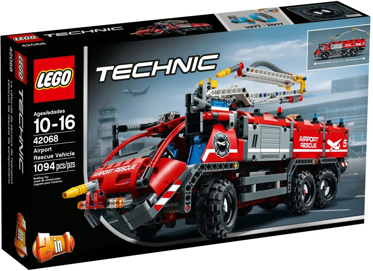 LEGO Technic 42068 Airport Rescue Vehicle set, image 2