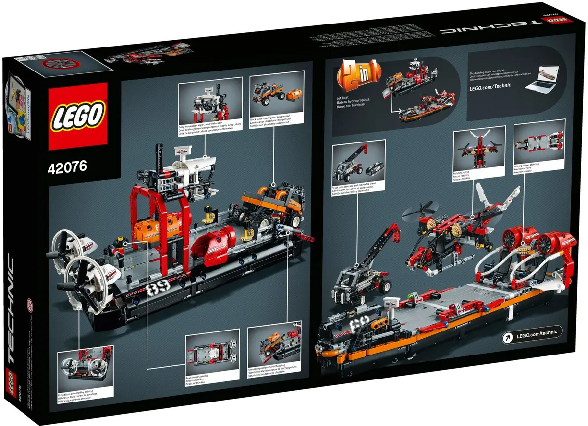 LEGO Technic 42076 Hovercraft set, image 2