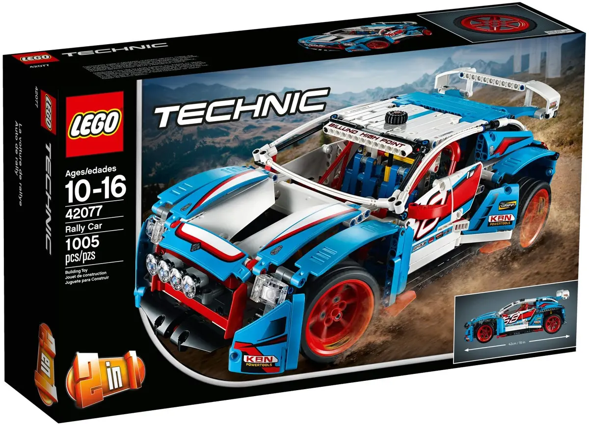 LEGO Technic 42077 Rally Car set, image 2