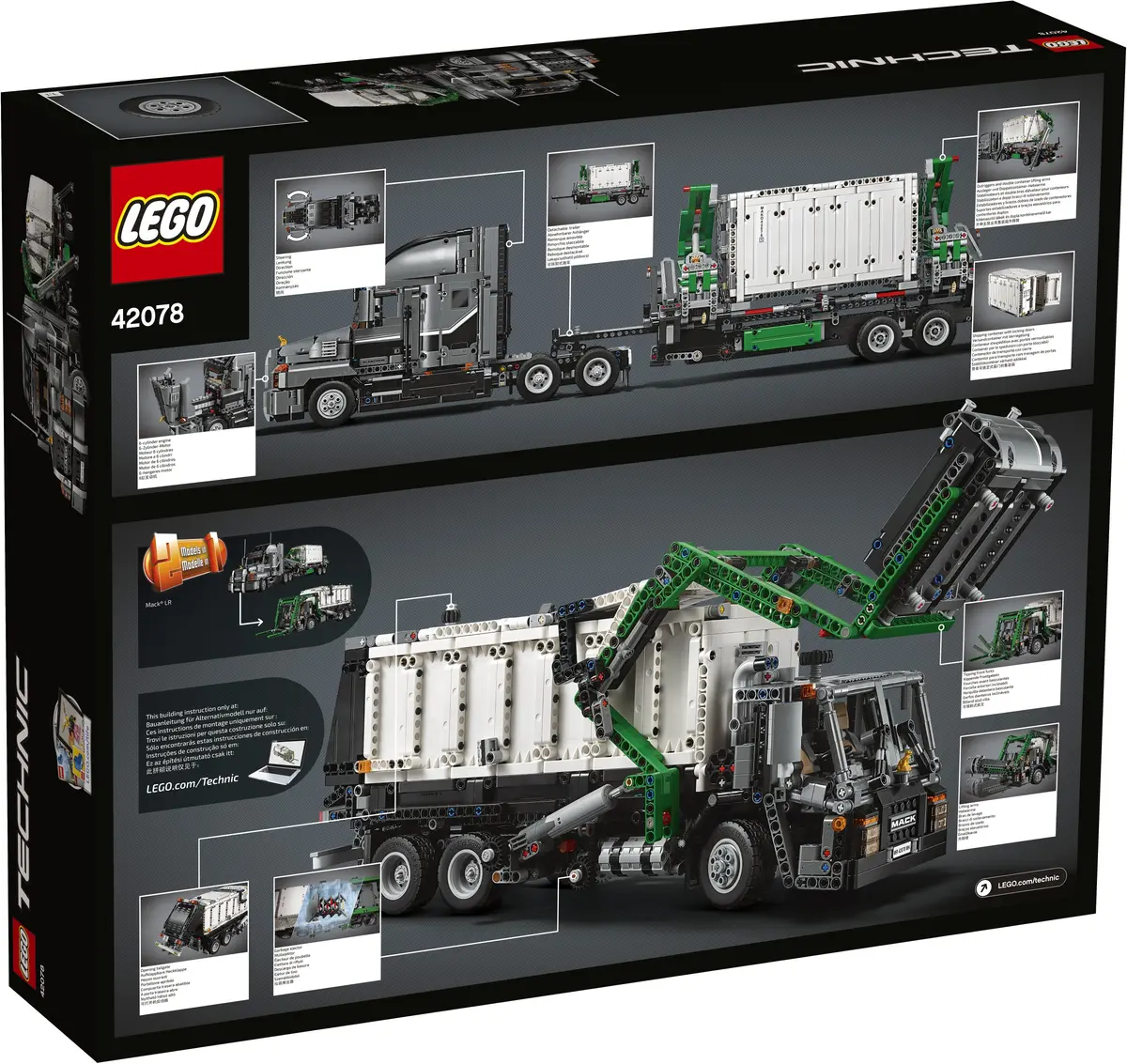 LEGO Technic 42078 Mack Anthem set, image 3