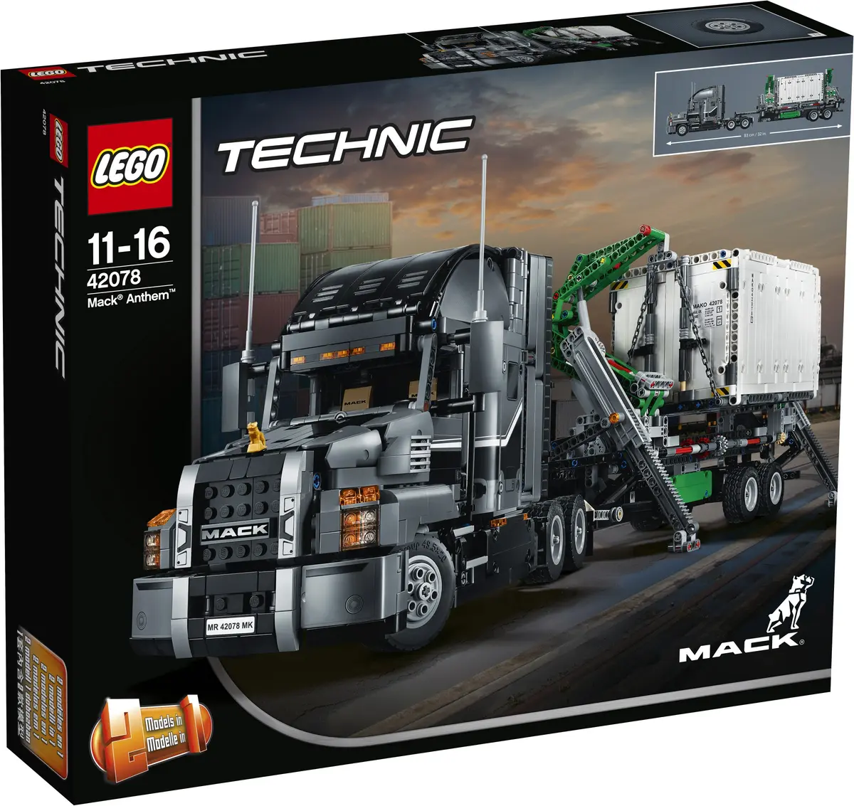 LEGO Technic 42078 Mack Anthem set, image 2