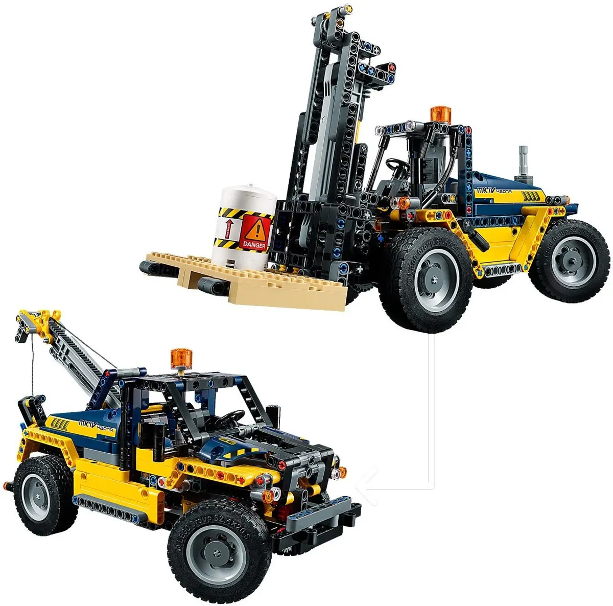 LEGO Technic 42079 Heavy Duty Forklift set, image 4