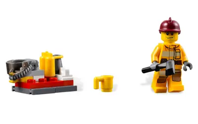 LEGO City 4208 Fire Truck set, image 7