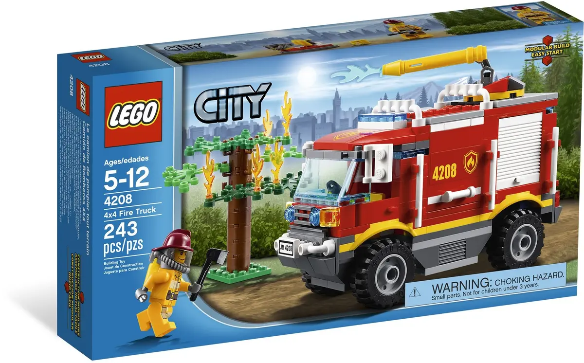 LEGO City 4208 Fire Truck set, image 8