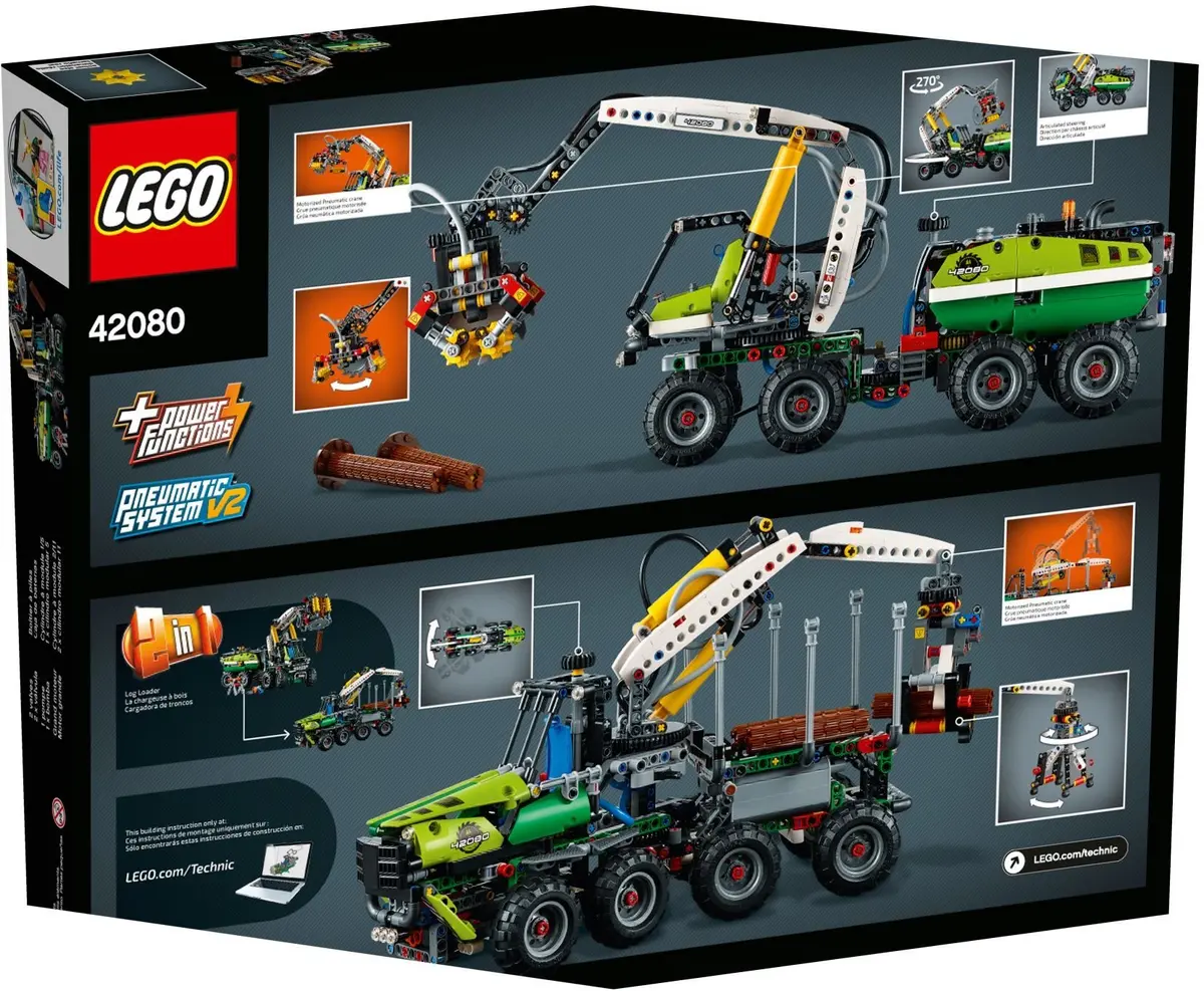 LEGO Technic 42080 Forest Harvester set, image 5