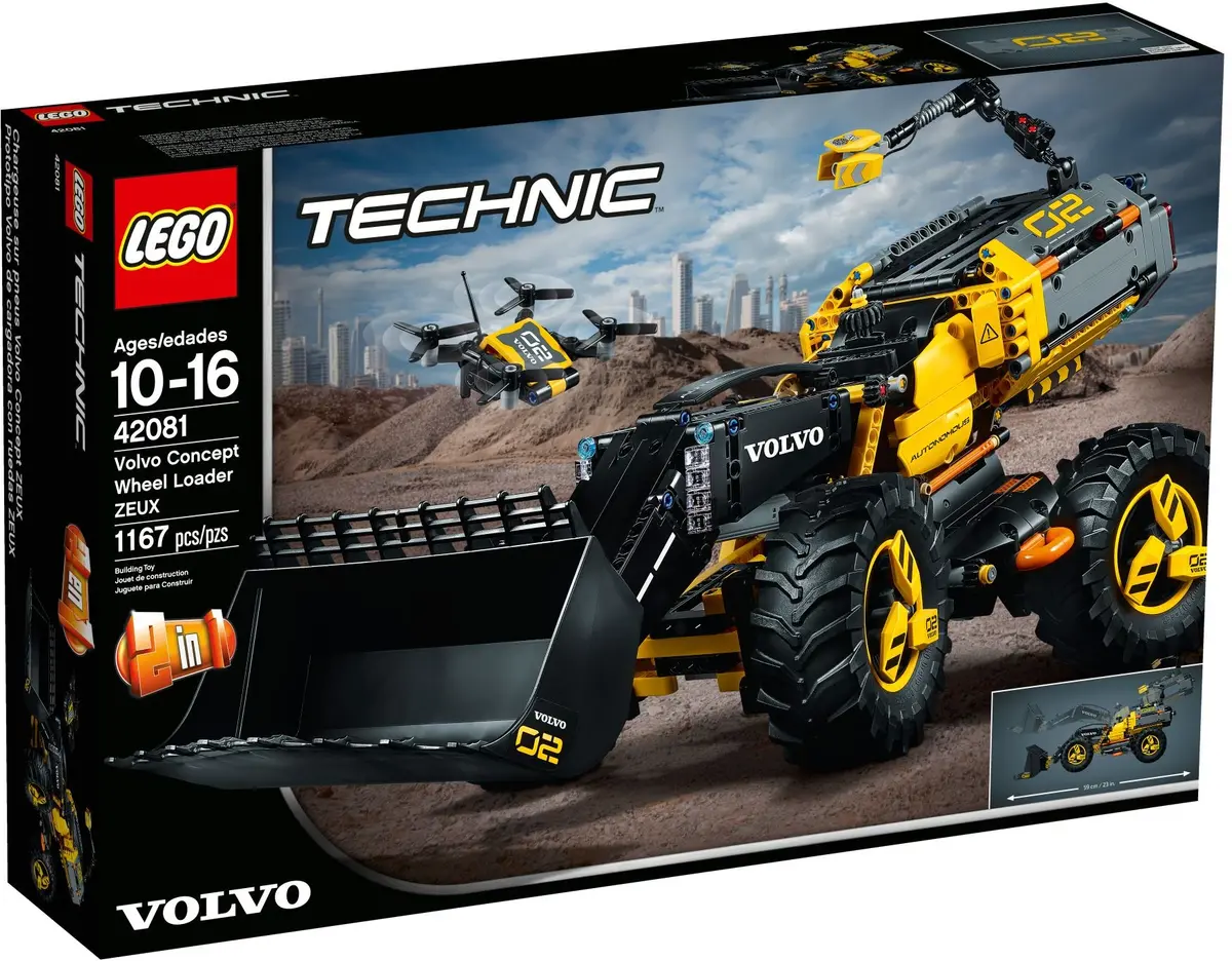 LEGO Technic 42081 Volvo Concept Wheel Loader ZEUX set, image 2