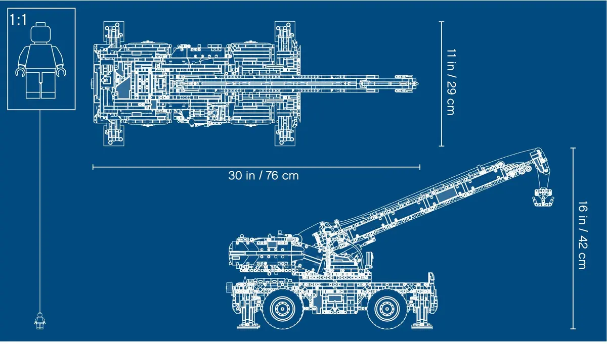 LEGO Technic 42082 Rough Terrain Crane set, image 6