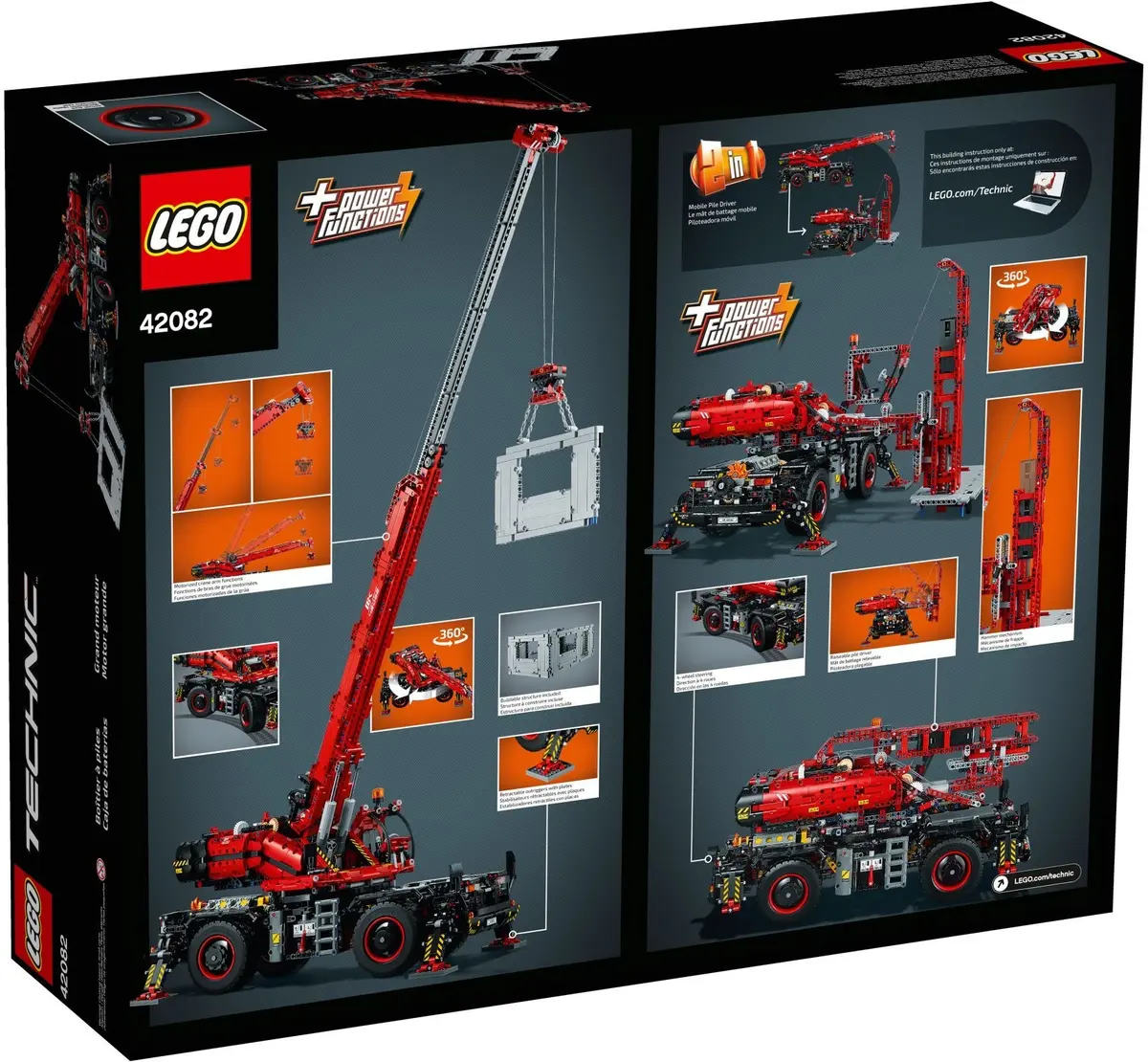 LEGO Technic 42082 Rough Terrain Crane set, image 5