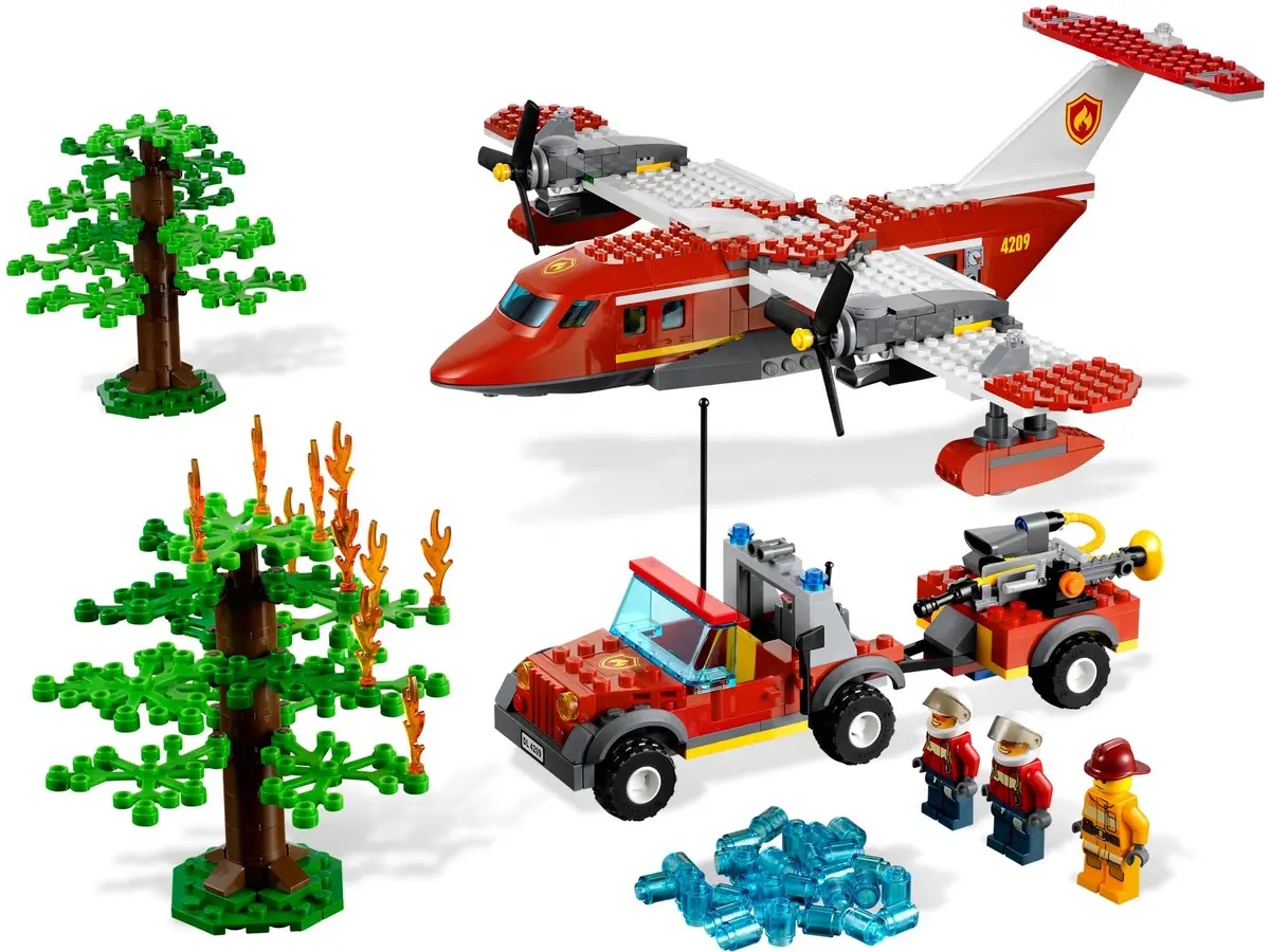 LEGO City 4209 Fire Plane set