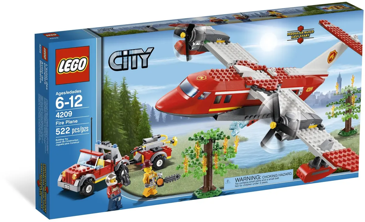 LEGO City 4209 Fire Plane set, image 11