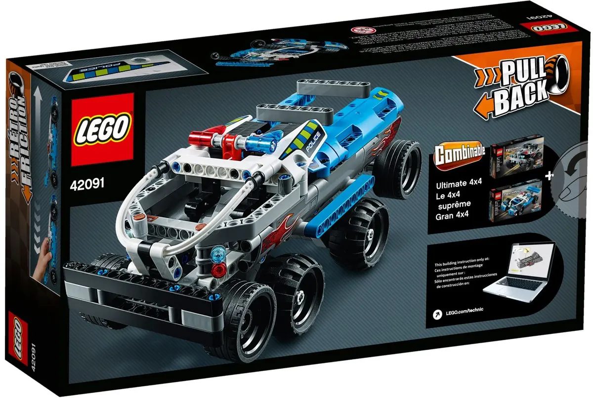 LEGO Technic 42091 Police Pursuit set, image 5