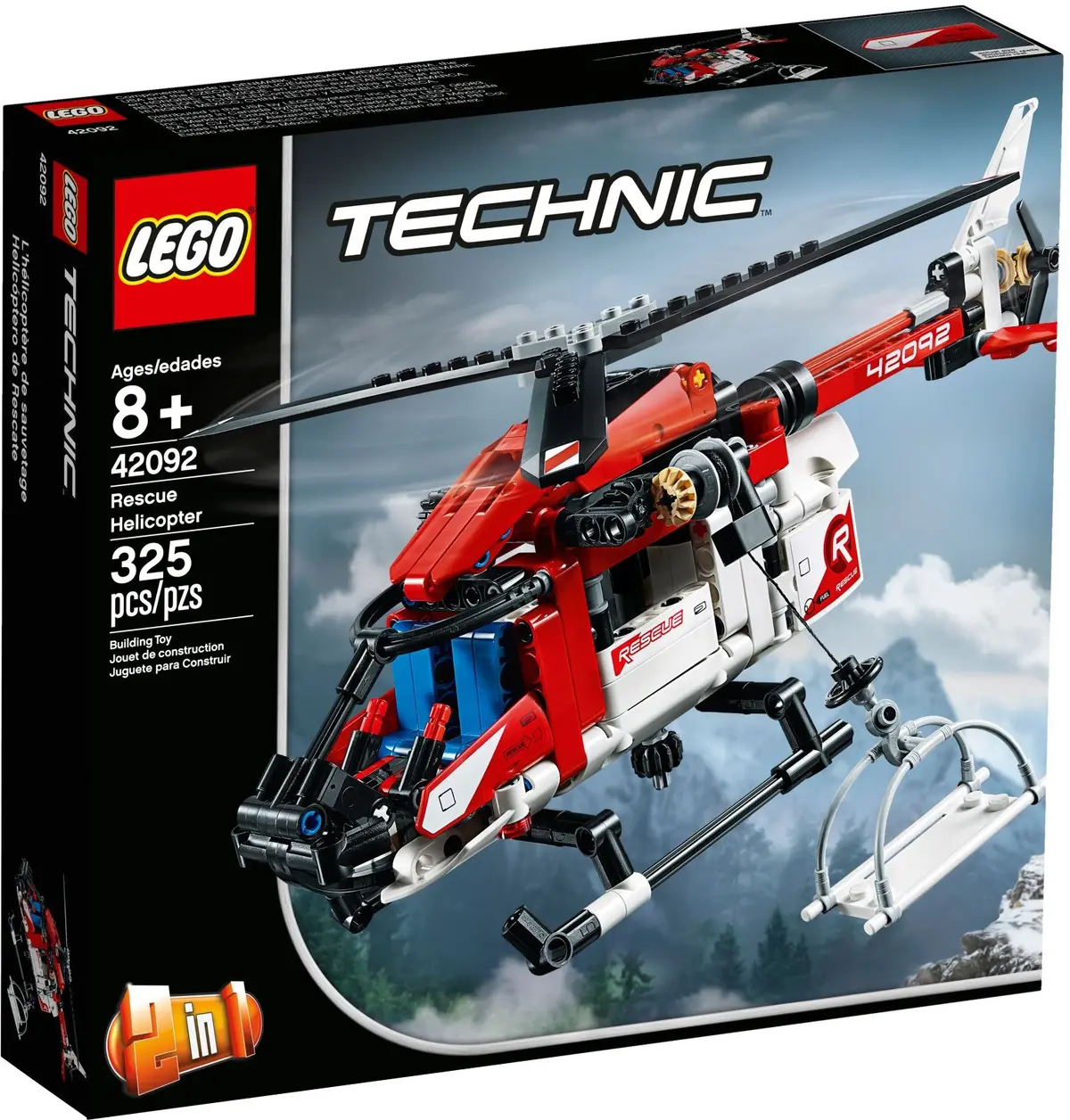 LEGO Technic 42092 Rescue Helicopter set, image 2