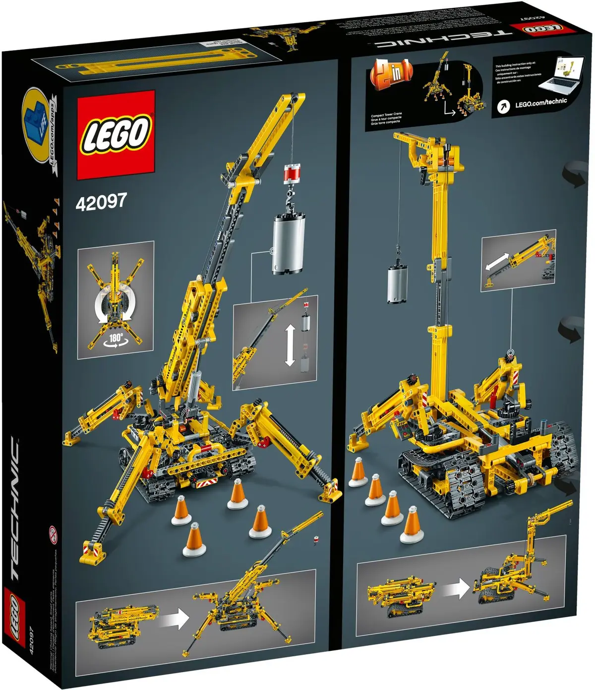 LEGO Technic 42097 Compact Crawler Crane set, image 5
