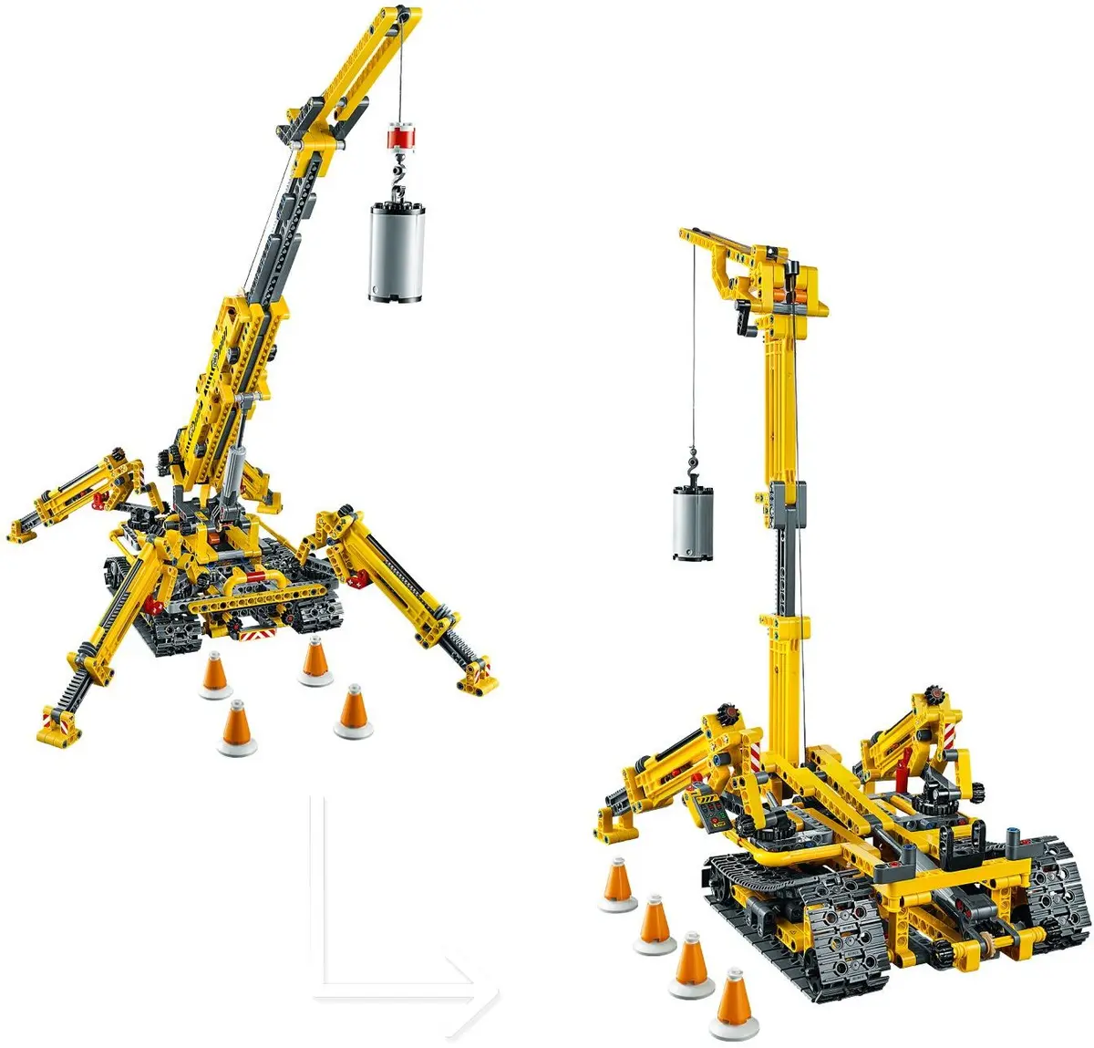 LEGO Technic 42097 Compact Crawler Crane set, image 4