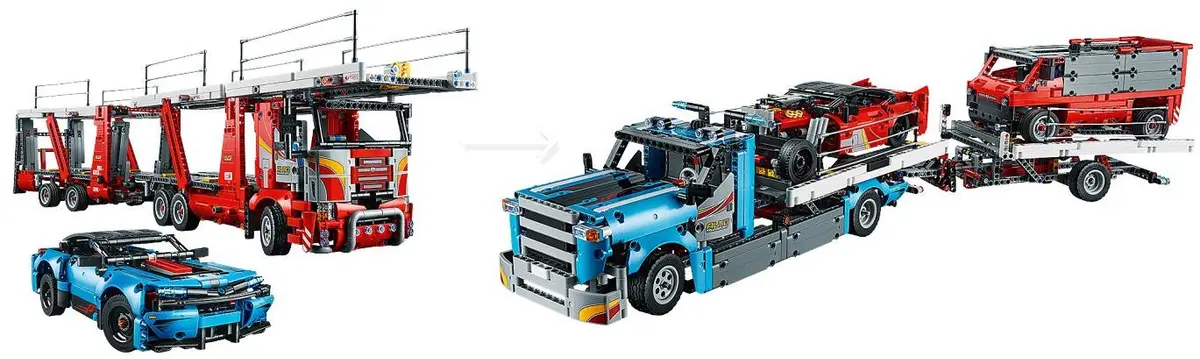 LEGO Technic 42098 Car Transporter set, image 4
