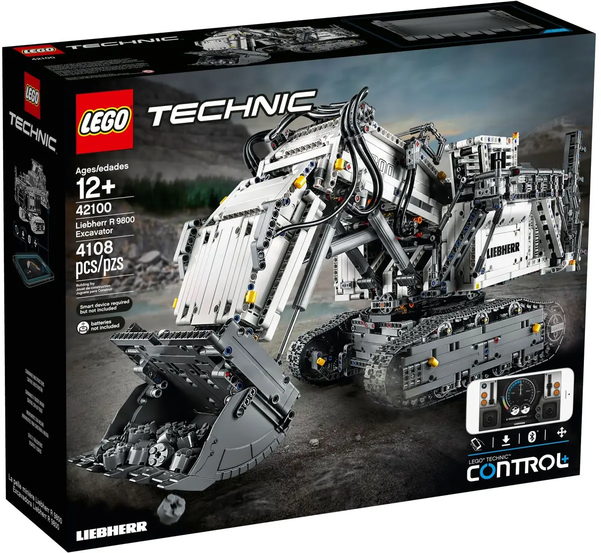LEGO Technic 42100 Liebherr R 9800 set, image 2