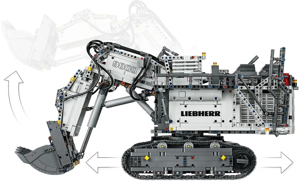 LEGO Technic 42100 Liebherr R 9800 set, image 6