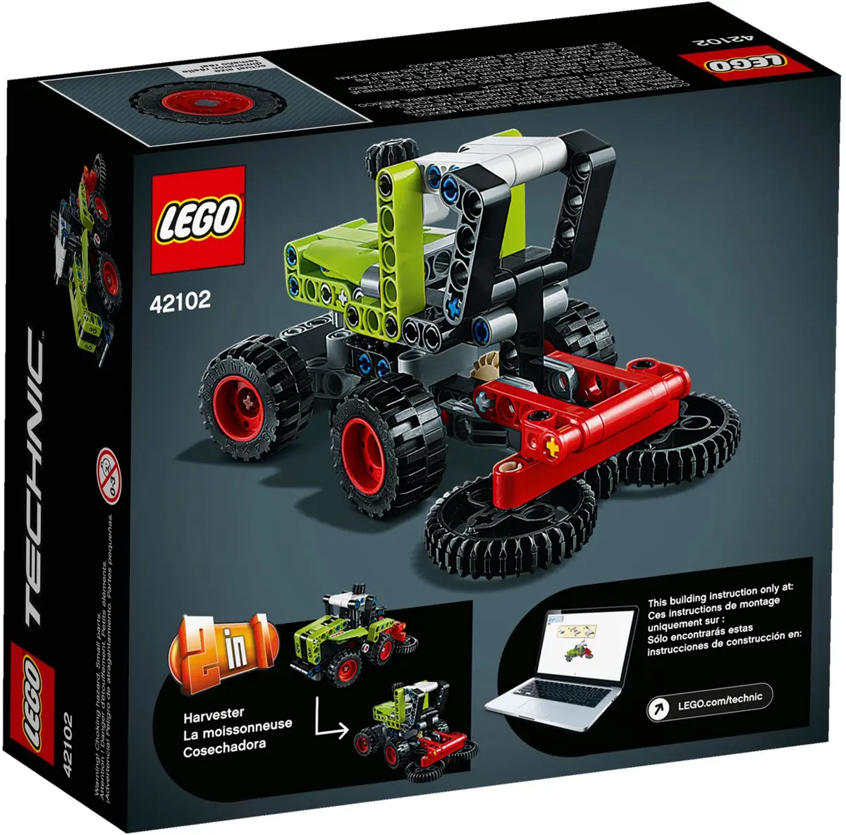 LEGO Technic 42102 Mini CLAAS XERION set, image 5