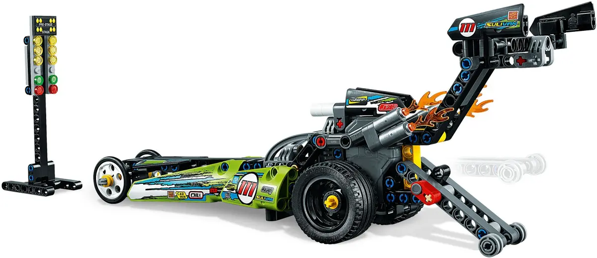 LEGO Technic 42103 Dragster set, image 4