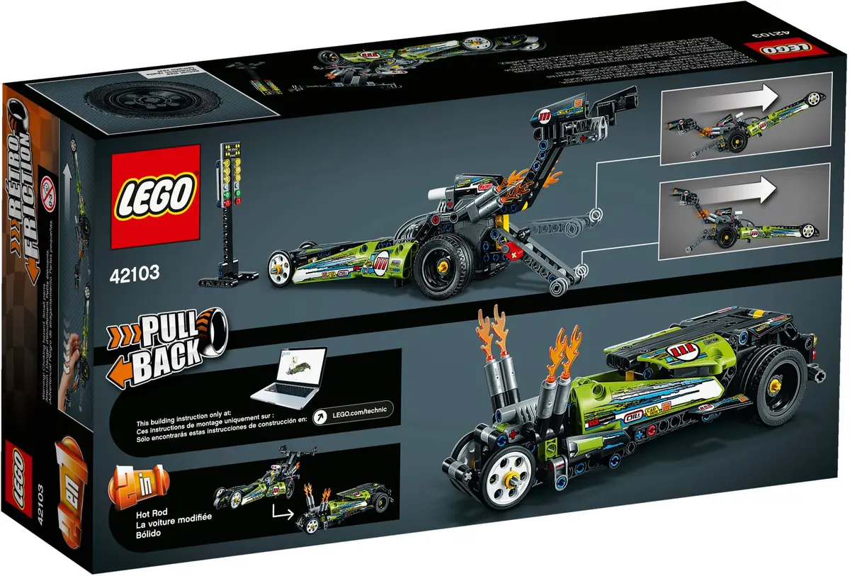 LEGO Technic 42103 Dragster set, image 5