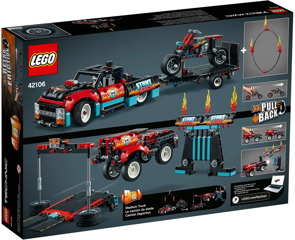 LEGO Technic 42106 Stunt Show Truck & Bike set, image 5