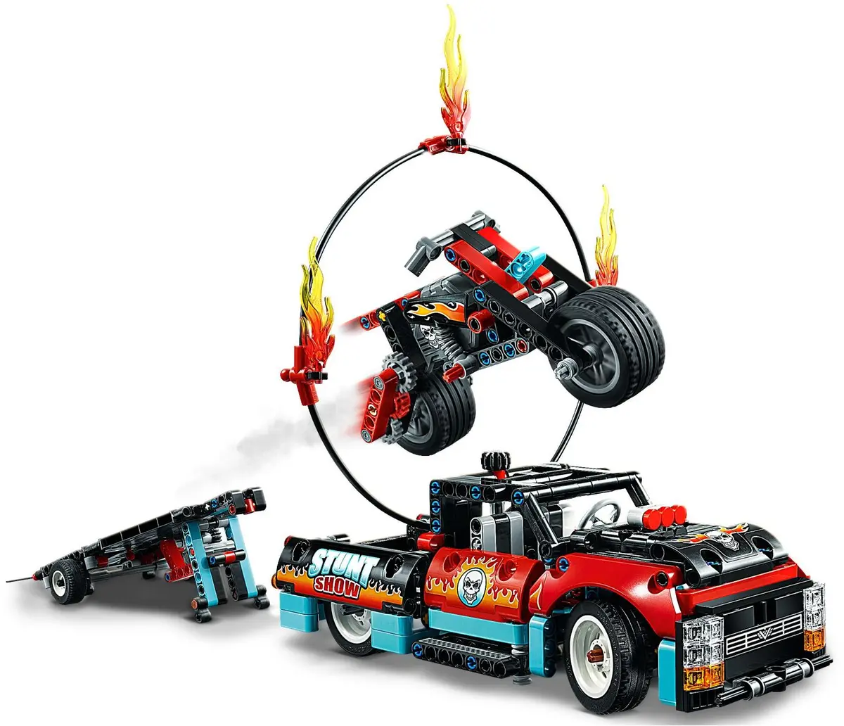 LEGO Technic 42106 Stunt Show Truck & Bike set, image 3