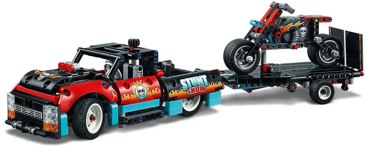 LEGO Technic 42106 Stunt Show Truck & Bike set, image 4