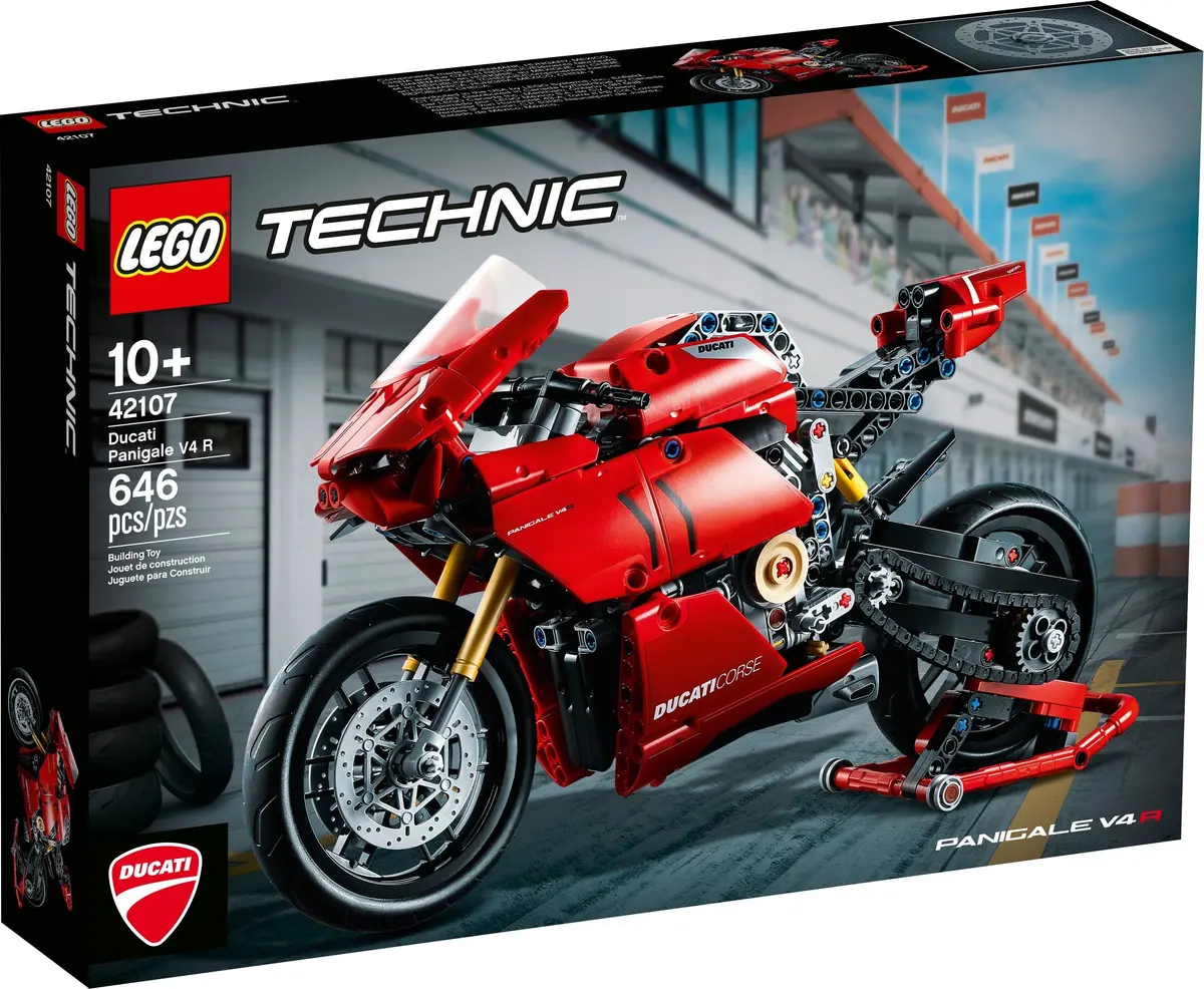LEGO Technic 42107 Ducati Panigale V4 R set, image 4