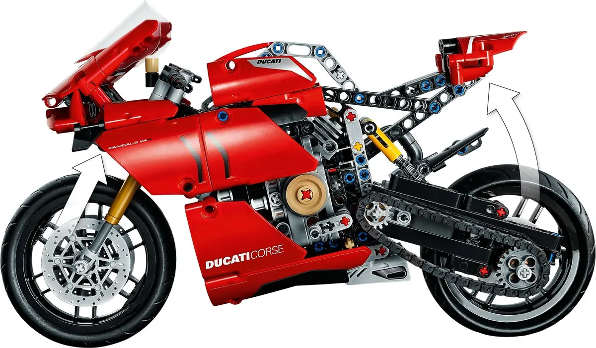 LEGO Technic 42107 Ducati Panigale V4 R set, image 7