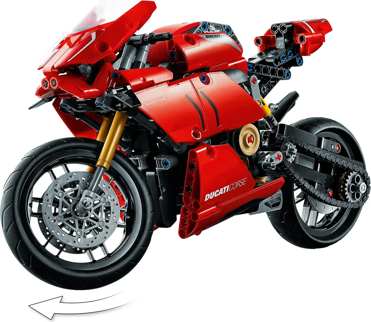 LEGO Technic 42107 Ducati Panigale V4 R set, image 6