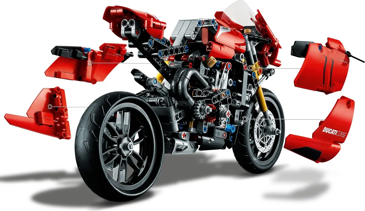 LEGO Technic 42107 Ducati Panigale V4 R set, image 8