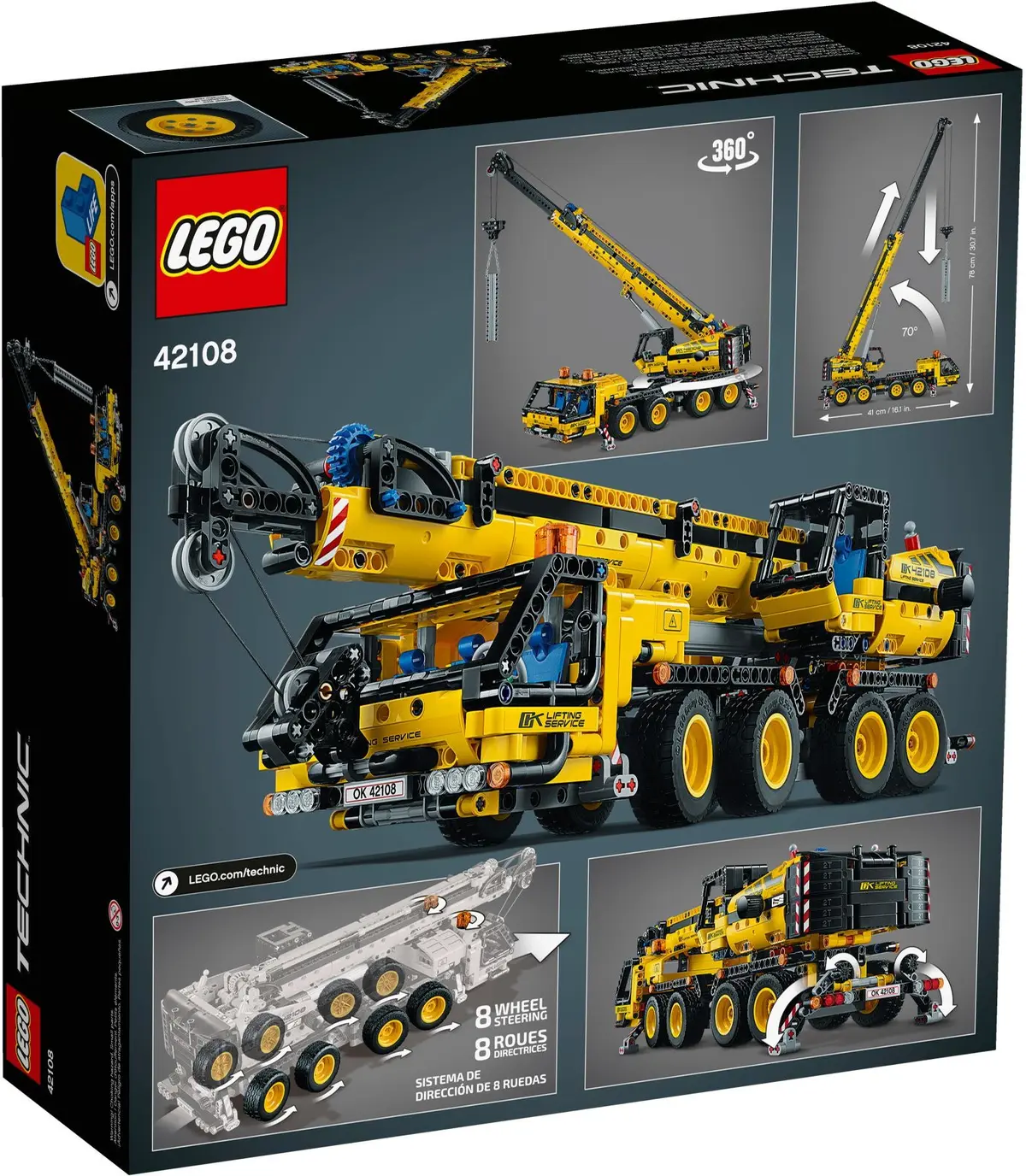 LEGO Technic 42108 Mobile Crane set, image 5