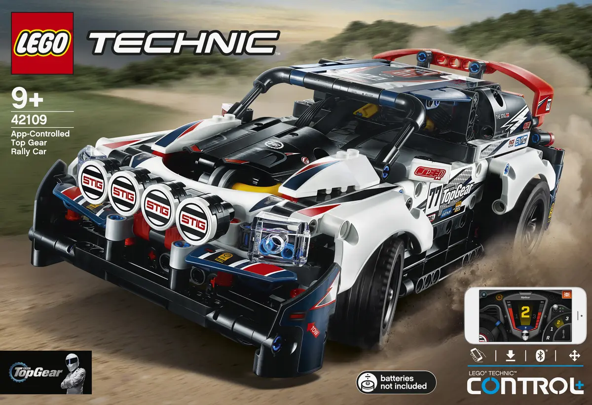LEGO Technic 42109 App-Controlled Top Gear Rally Car set, image 2
