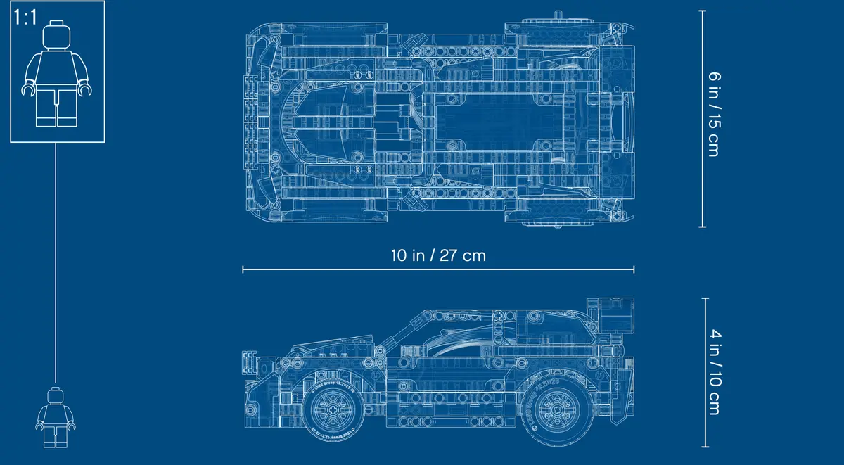 LEGO Technic 42109 App-Controlled Top Gear Rally Car set, image 5