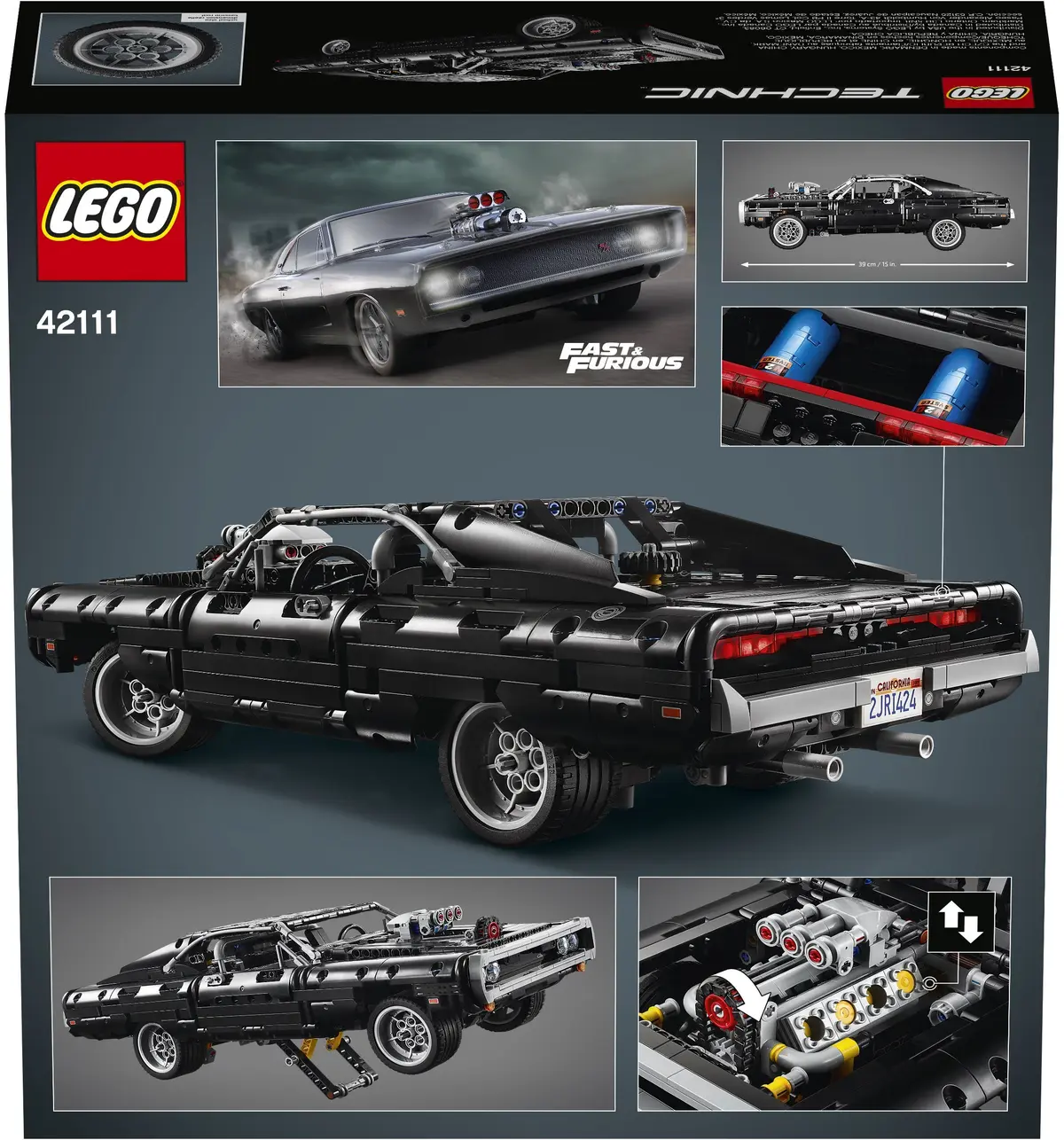 LEGO Technic 42111 Dom's Dodge Charger set, image 13