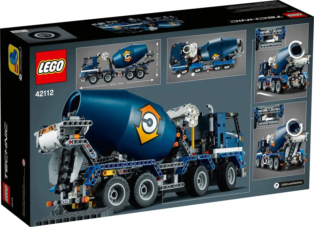 LEGO Technic 42112 Concrete Mixer Truck set, image 15
