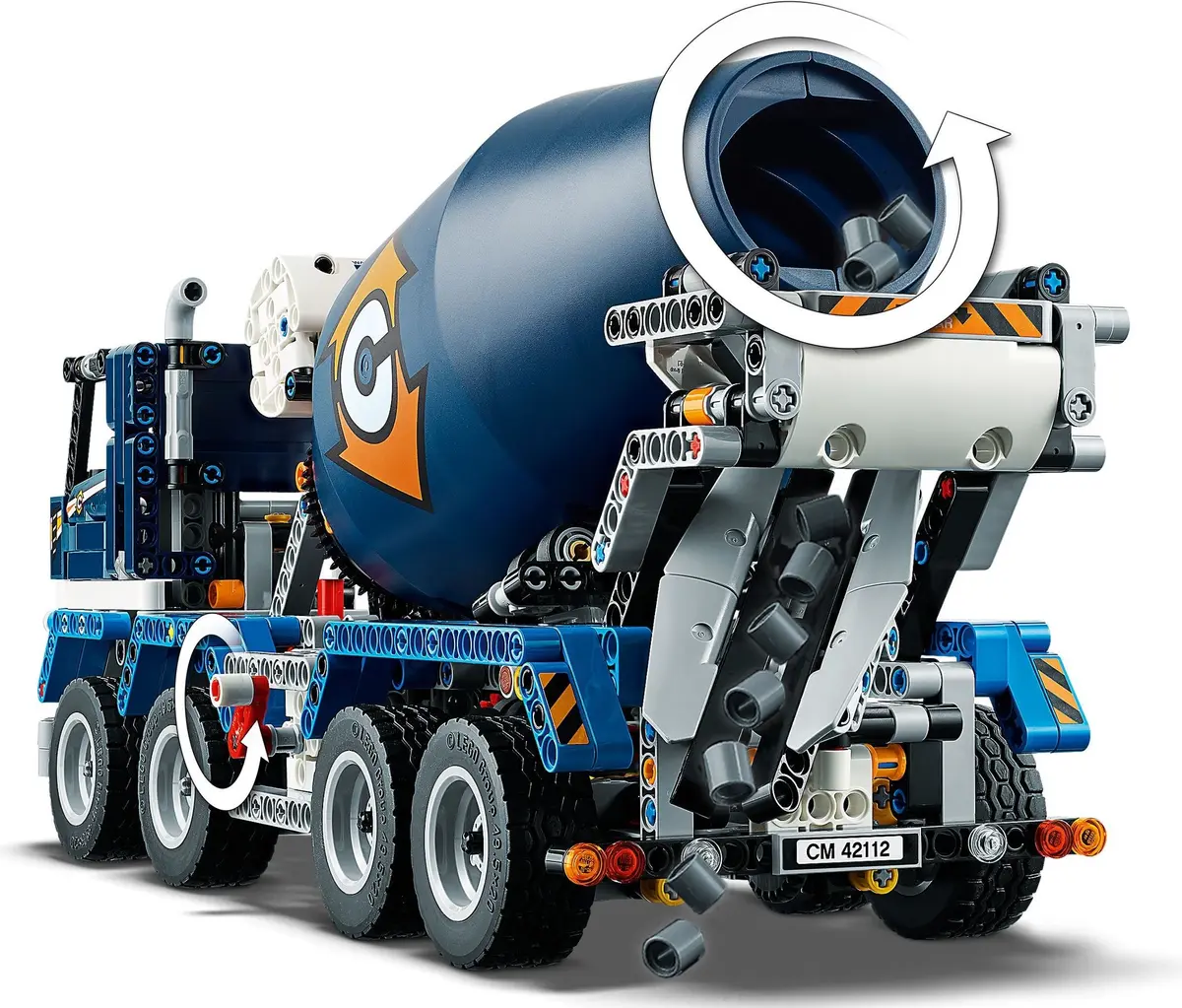 LEGO Technic 42112 Concrete Mixer Truck set, image 12
