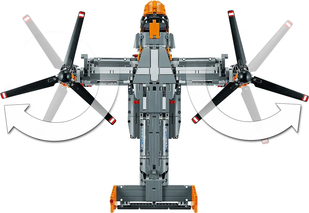 LEGO Technic 42113 Bell-Boeing V-22 Osprey set, image 14