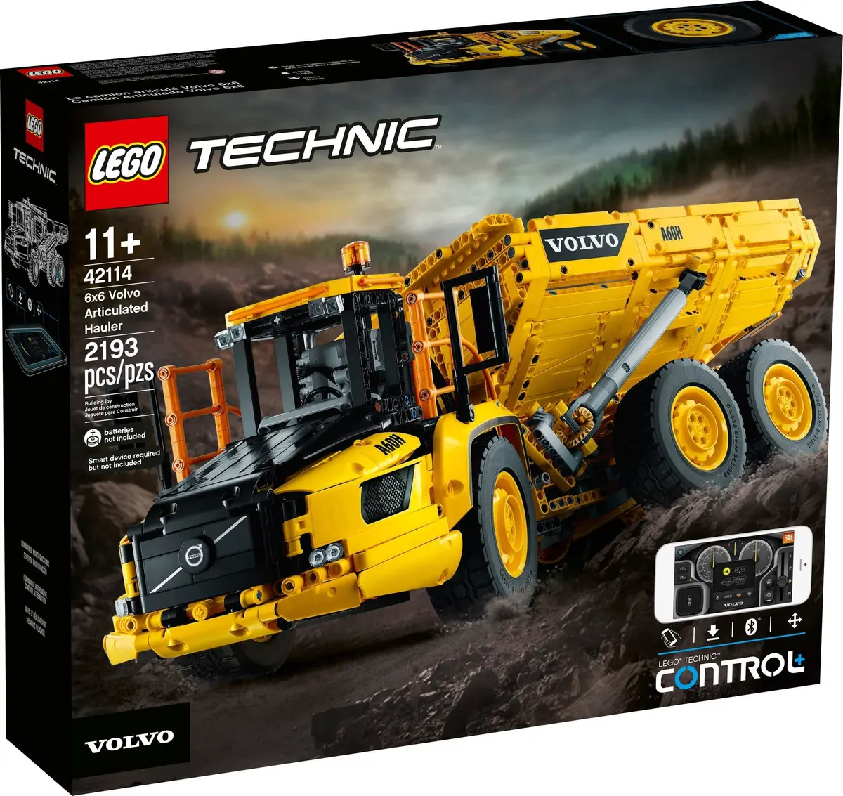 LEGO Technic 42114 6x6 Volvo Articulated Hauler set, image 2