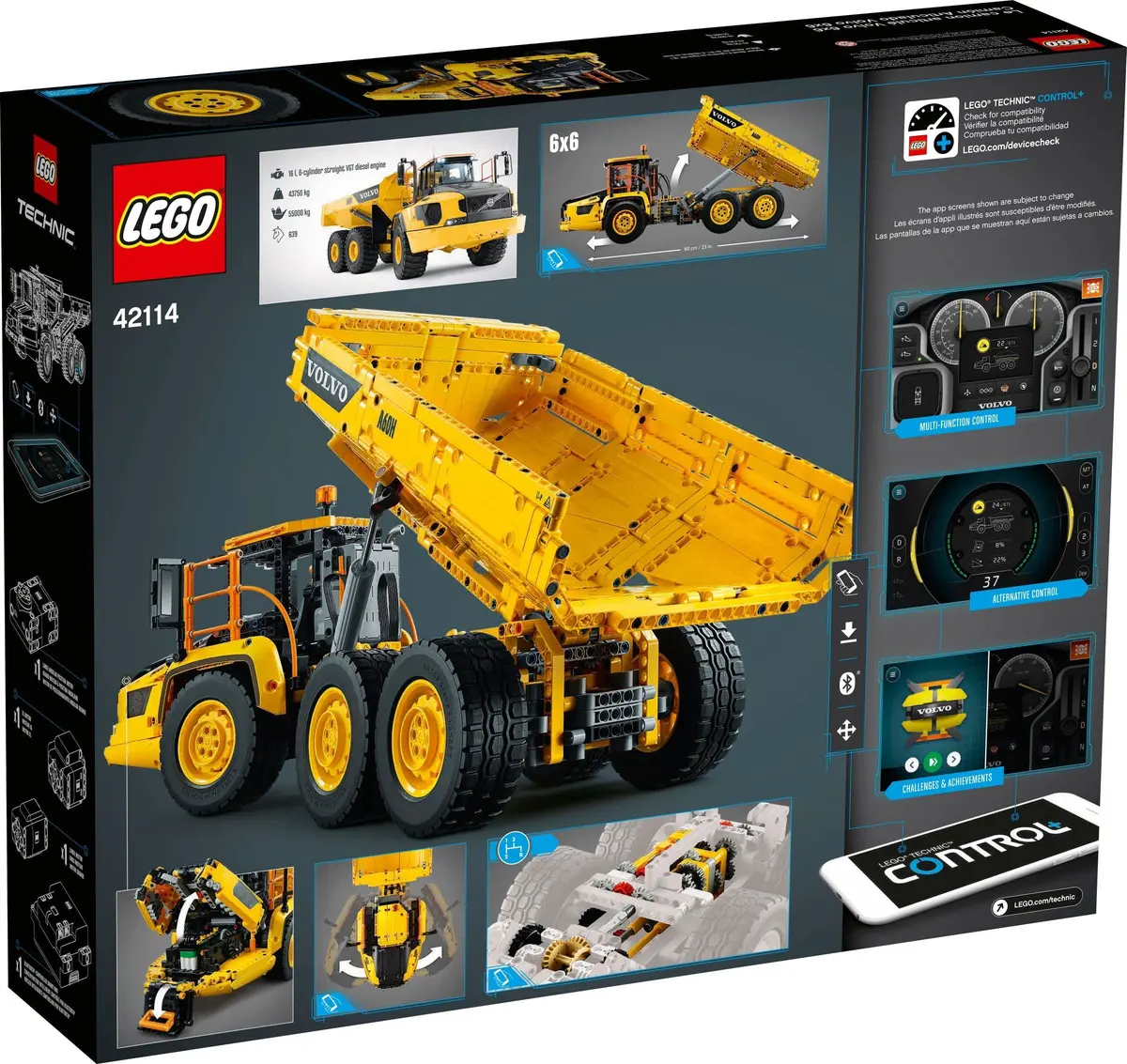 LEGO Technic 42114 6x6 Volvo Articulated Hauler set, image 17