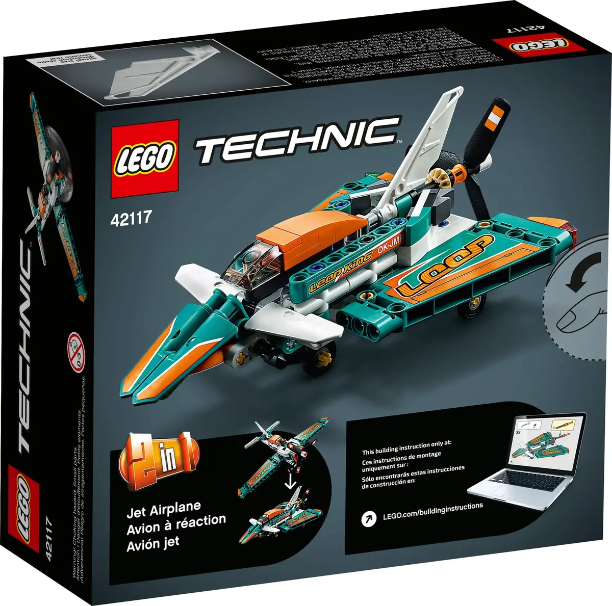 LEGO Technic 42117 Race Plane set, image 6