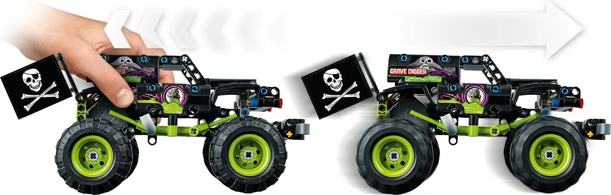 LEGO Technic 42118 Monster Jam Grave Digger set, image 6