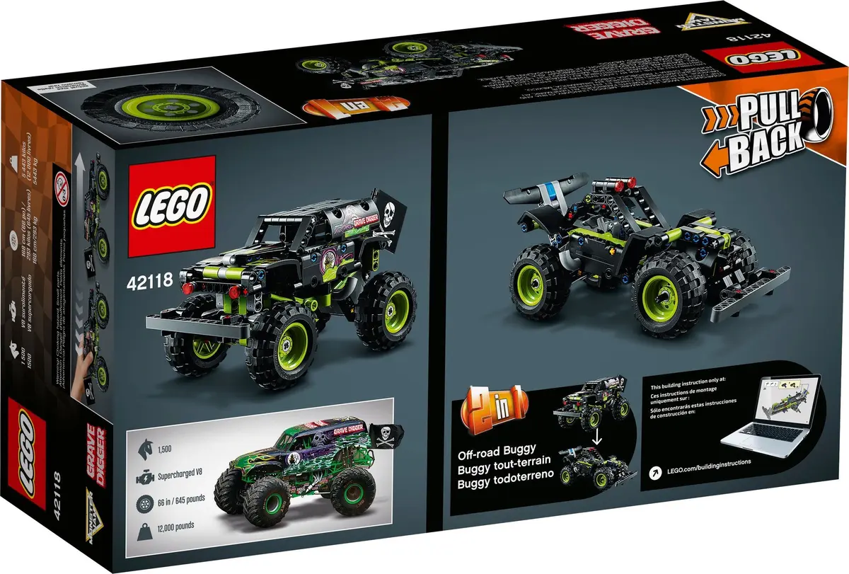 LEGO Technic 42118 Monster Jam Grave Digger set, image 11