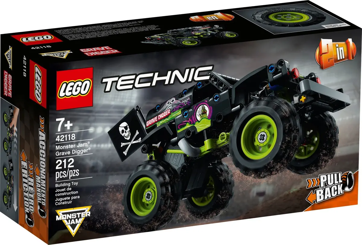 LEGO Technic 42118 Monster Jam Grave Digger set, image 2