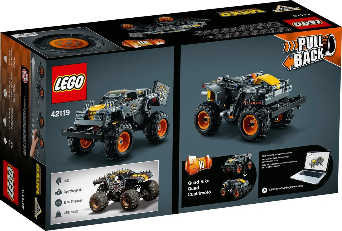 LEGO Technic 42119 Monster Jam Max-D set, image 12