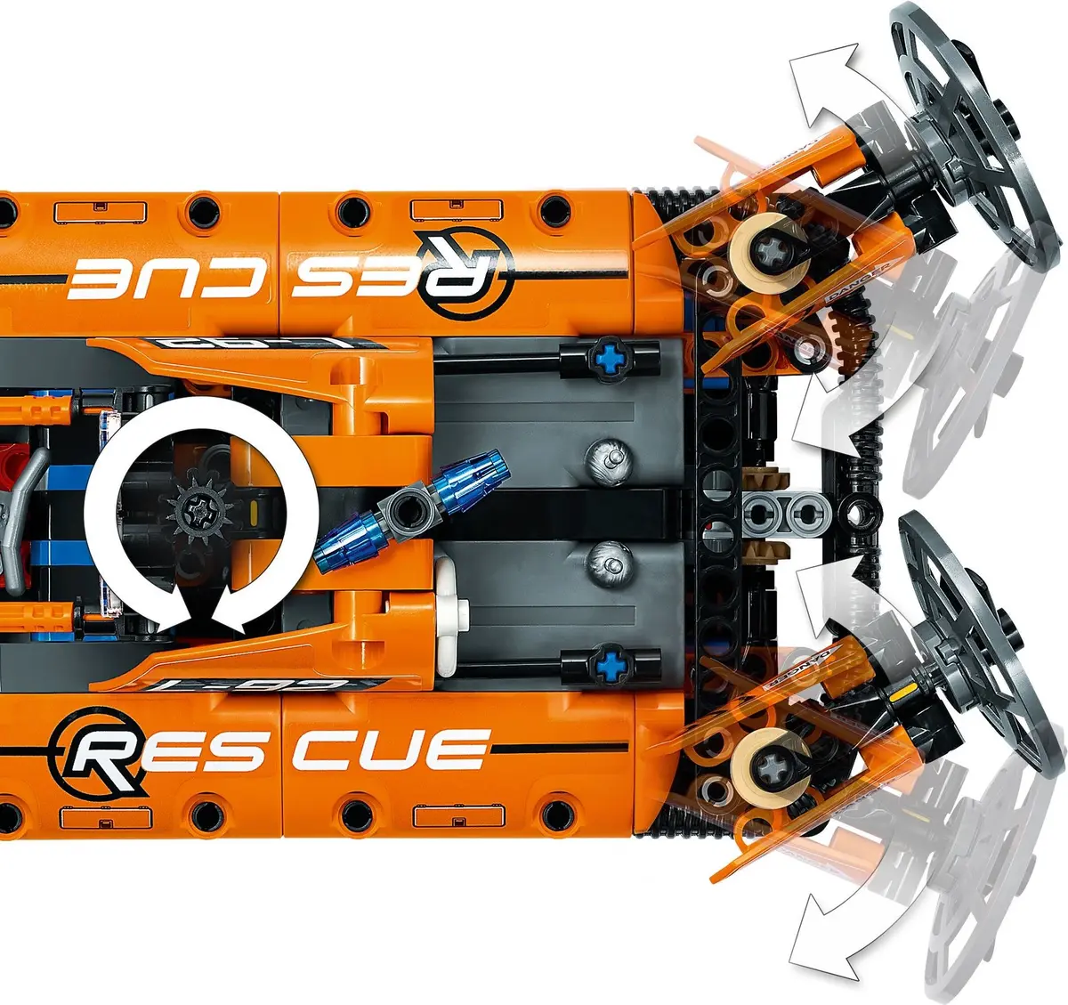 LEGO Technic 42120 Rescue Hovercraft set, image 12