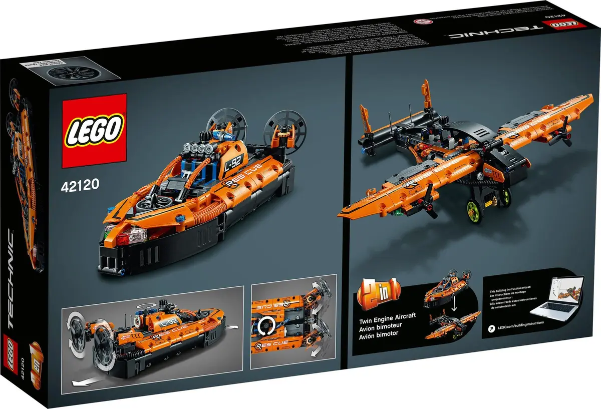 LEGO Technic 42120 Rescue Hovercraft set, image 14